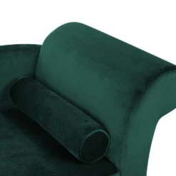 LUIRO - Chaise Longue - Groen - Rechterzijde - Fluweel -Leenbakker Winkel 00c60a0e779f4d78b4d1cdabc5bdff30