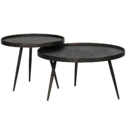 WOOOD Bounds Bijzettafel L - Metaal - Antique Goud - 44x58x58 -Leenbakker Winkel 0164f3c7d7e5425ba2b64a0f68ee19b6