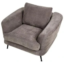 KJAER - Fauteuil - Taupe - Chenille -Leenbakker Winkel 02cda160b3fe4b7d9984df4addc911f1