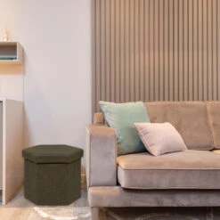 Atmosphera Storage Poef Jako - Opvouwbaar - Olijfgroen - H38 Cm 7 Atmosphera Storage Poef Jako - Opvouwbaar - Olijfgroen - H38 Cm -Leenbakker Winkel 02e0e41db30a473db518c0d6d9e713f6