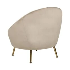 LANGA - Fauteuil - Taupe - Fluweel -Leenbakker Winkel 0324d03821b8415f971a39d0f872360d