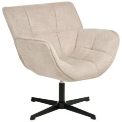 AUMA - Fauteuil - Beige - Polyester -Leenbakker Winkel 033191595cfc48ef907d2d7a98fccd62