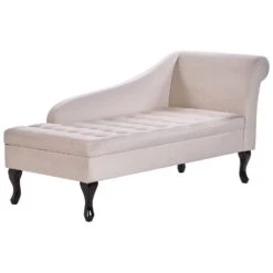 PESSAC - Chaise Longue - Beige - Rechterzijde - Fluweel 16 PESSAC - Chaise Longue - Beige - Rechterzijde - Fluweel -Leenbakker Winkel 033a0e61ca444f4bb0bd9f826b5776af