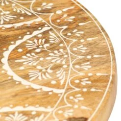 VidaXL Kruk Handgeschilderd 38x38x35 Cm Massief Mangohout -Leenbakker Winkel 077a175de8e442c290ed891297e175e4