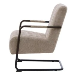 Fauteuil Stof/Metaal Zandkleur - Incl. Armleuning - Trout - Set Van 2 -Leenbakker Winkel 0a95f06e27e14427a1aa029cbd0e26ec