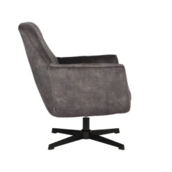 LABEL51 Fauteuil Toby Antraciet Velours -Leenbakker Winkel 0ac80fce5e4544ff90eae4eed20e7751