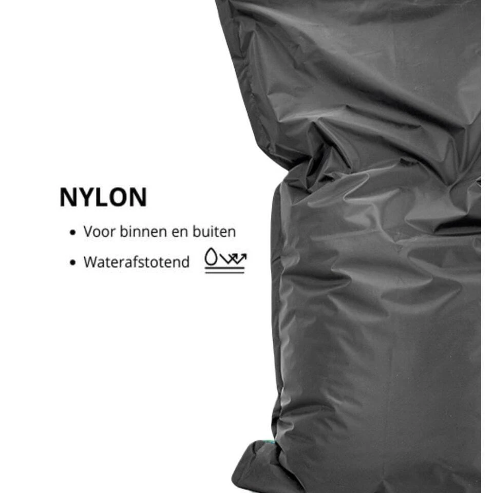 Parya Home Ruime Zitzak Kussen Nylon 100x150 Cm 2 Parya Home Ruime Zitzak Kussen Nylon 100x150 Cm - Afbeelding 2
