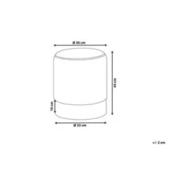 BRIGITTE - Poef - Roze - 36 Cm - Fluweel -Leenbakker Winkel 0b2dd735967644639e461f6db3fe578f