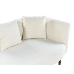 CHAUMONT - Chaise Longue - Crème - Rechterzijde - Fluweel -Leenbakker Winkel 0b732881a17a44ef96c00580afdb7c98