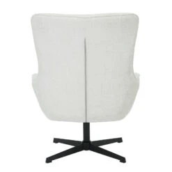 Livingfurn - Fauteuils Naomi Pearl - Wit - Stof -Leenbakker Winkel 0c3359e20975444b9dc3fc65ea19cda8