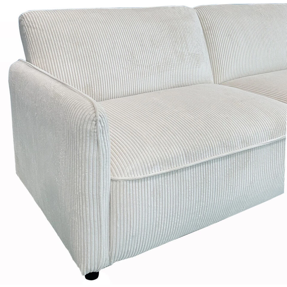 Alicia - Slaapbank 3-zits In Crèmekleurige Stof 10 Alicia - Slaapbank 3-zits In Crèmekleurige Stof - Afbeelding 10