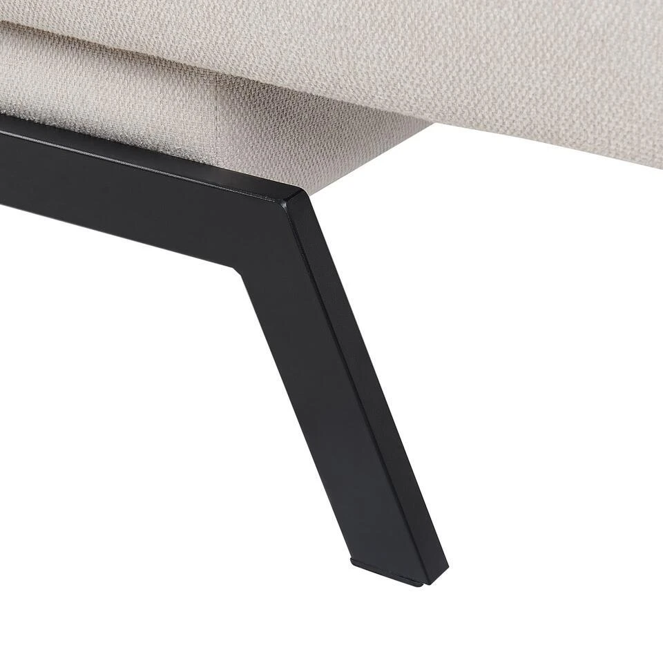 LEEDS - Slaapbank 3-zits - Wit - Polyester 11 LEEDS - Slaapbank 3-zits - Wit - Polyester - Afbeelding 11