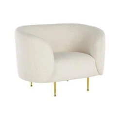 LOEN - Fauteuil - Wit - Polyester -Leenbakker Winkel 0de784bc60a943f4a57f0cfaf6987eaf