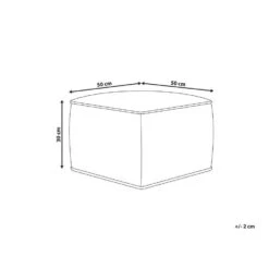 DAREYN - Poef - Lichtbeige - Fluweel -Leenbakker Winkel 0e67f353db0649ffa8fc488897cffde1