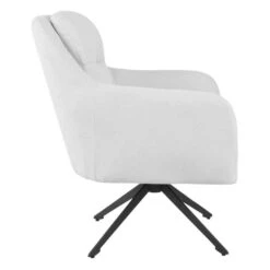 Fauteuil Draaibaar - Stof Beige - 75x70x85cm - Matthias -Leenbakker Winkel 0e973bd4260041608e41d71649cd6ad5