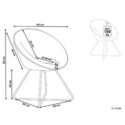 FLOBY II - Fauteuil - Groen - Fluweel -Leenbakker Winkel 0ea710ec5c584e37b79cb52e00cfba5a