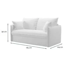 CALICOSY - Slaapbank MIRA - Grijs - 90x185x104 Cm 15 CALICOSY - Slaapbank MIRA - Grijs - 90x185x104 Cm -Leenbakker Winkel 0fc8607f3d77499db1752c5a60e87312