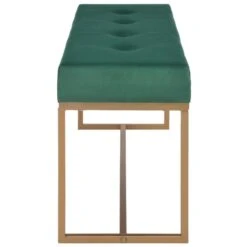 VidaXL Bankje 120 Cm Fluweel Groen -Leenbakker Winkel 1000008878 0102