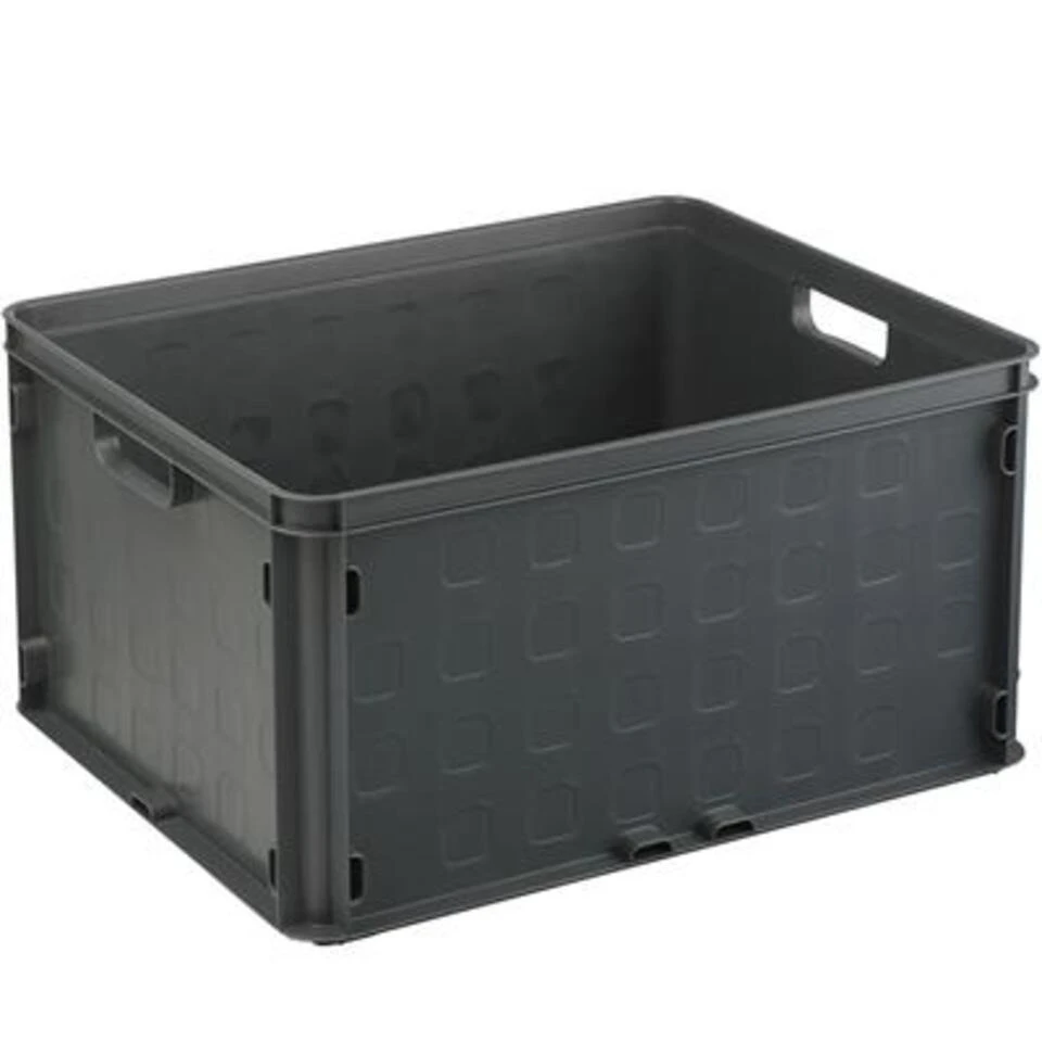 Square Gesloten Krat 52L Antraciet 1 Square Gesloten Krat 52L Antraciet
