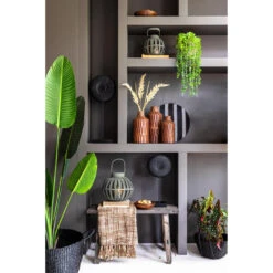 Bankje Sanso - Hout - 80x27x44cm -Leenbakker Winkel 1000022684 0110