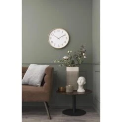 Leitmotiv Bank Explicit - Suede Look Chocolade Bruin - 128x71x74cm -Leenbakker Winkel 1000022685 0110