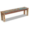 VidaXL Bank 160x35x46 Cm Massief Gerecycled Hout