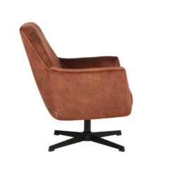 LABEL51 Fauteuil Toby - Rust - Velours -Leenbakker Winkel 1000028403 0102