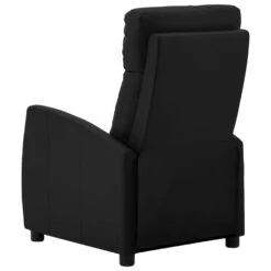 VidaXL Fauteuil Verstelbaar Kunstleer Zwart 7 VidaXL Fauteuil Verstelbaar Kunstleer Zwart -Leenbakker Winkel 1000041959 0103