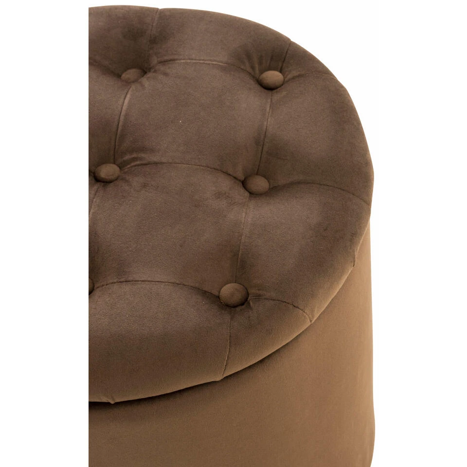 Clp Poef Pantine Bruin 4 Clp Poef Pantine Bruin - Afbeelding 4