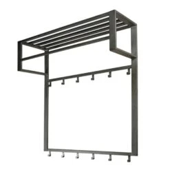 Industriële Kapstok Milano Metaal 2x6 Haken - 30x80x89 Cm - Metaal - Grijs 7 Industriële Kapstok Milano Metaal 2x6 Haken - 30x80x89 Cm - Metaal - Grijs -Leenbakker Winkel 1000056864 0103