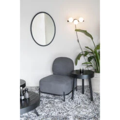 Parya Home - Bijzettafel - Siri Rond - Zwart -Leenbakker Winkel 1000068249 0102