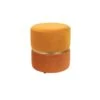 Parya Home - Bubble Poef - Oranje - Velvet