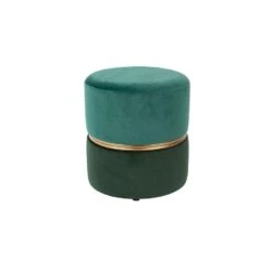 Parya Home Bubble Poef - Groen - Velvet