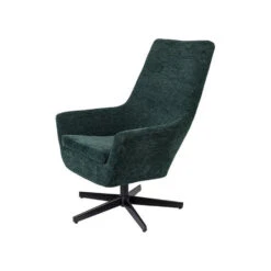 Giga Meubel Fauteuil Ribstof Groen - 79x76x98cm - Stoel Bruno -Leenbakker Winkel 1000068561 0102