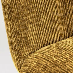 Giga Meubel Fauteuil Ribstof Oker - 71x65x72,5cm - Stoel Belmond -Leenbakker Winkel 1000068566 0103