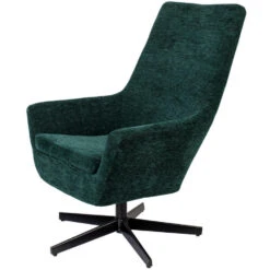 Puur Fauteuil Bruno Rib - Stof - Groen -Leenbakker Winkel 1000074938 0103