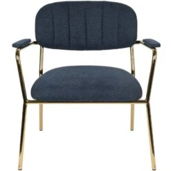 Puur Viken Fauteuil Met - Stof - Blauw 6 Puur Viken Fauteuil Met - Stof - Blauw -Leenbakker Winkel 1000074944 0102