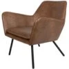 Puur Berg Fauteuil PU-leer - Lederlook - Bruin