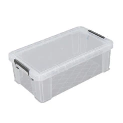 Whitefurze Opbergbox - 5,8 Liter - Transparant - 35 X 19 X 12 Cm