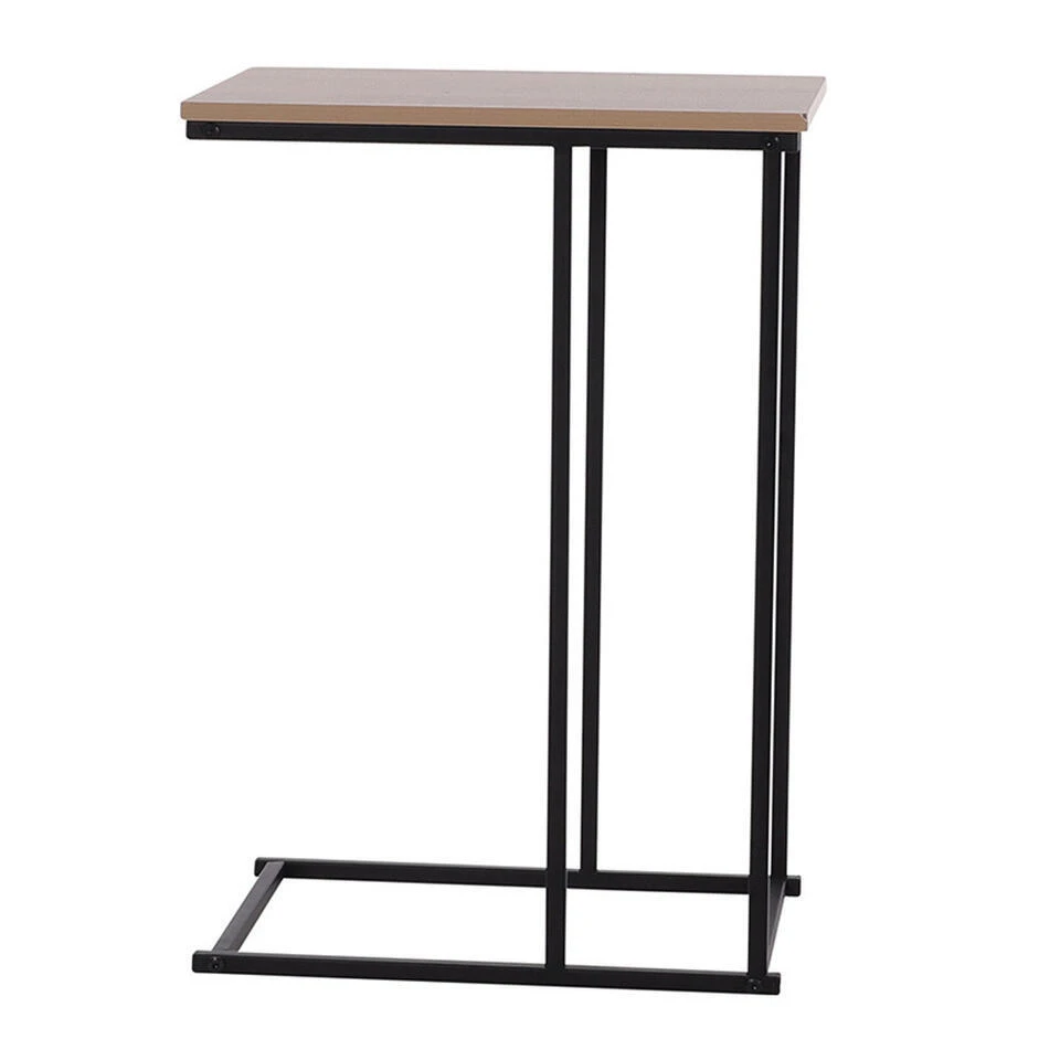 H&S Collection Bijzettafel - Zwart/bruin - 40 X 26 X 58 Cm 1 H&S Collection Bijzettafel - Zwart/bruin - 40 X 26 X 58 Cm