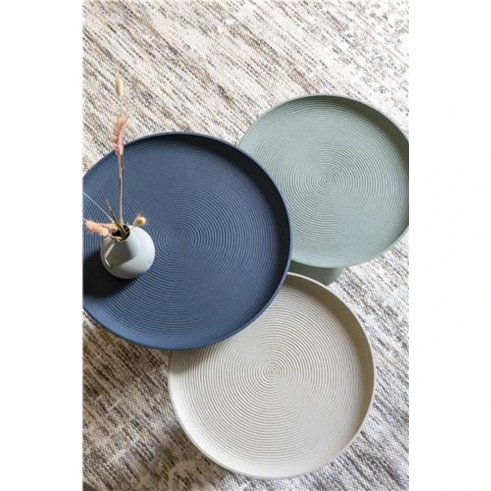 Giga Meubel Sidetable Creme - 34,50x34,50x41,50cm - Aluminium - Tafel Ringar 4 Giga Meubel Sidetable Creme - 34,50x34,50x41,50cm - Aluminium - Tafel Ringar - Afbeelding 4