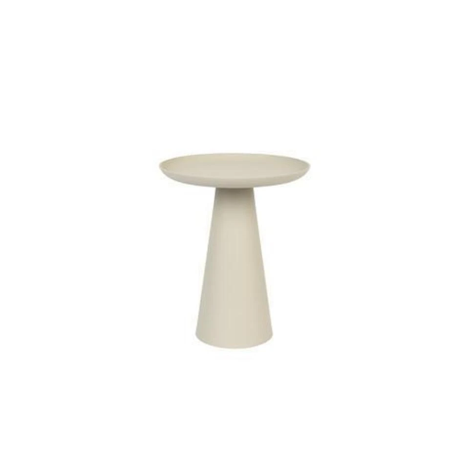 Giga Meubel Sidetable Creme - 34,50x34,50x41,50cm - Aluminium - Tafel Ringar 1 Giga Meubel Sidetable Creme - 34,50x34,50x41,50cm - Aluminium - Tafel Ringar