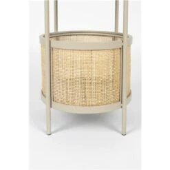 Giga Meubel Sidetable Zand - 30x30x50cm - Rotan - Sidetable Makoto -Leenbakker Winkel 1000080945 0103