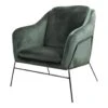 DS4U® Antonio Fauteuil Velvet - Stof - Groen
