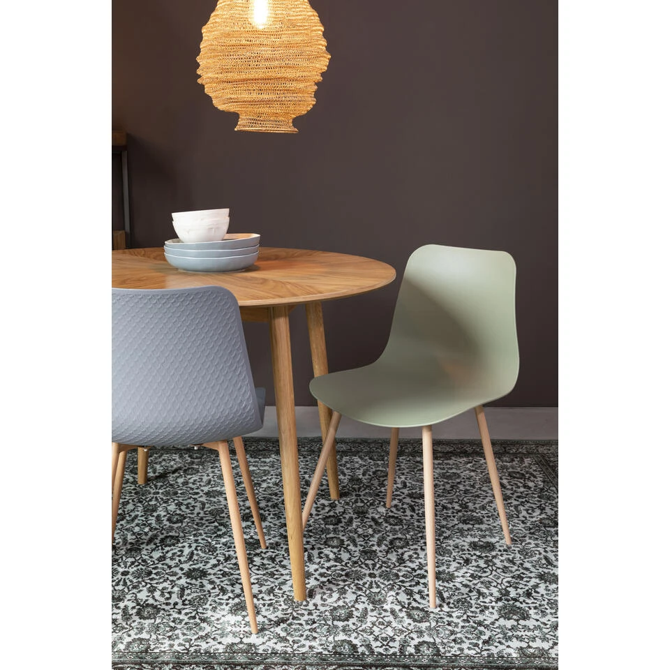 Rein Living Leon Eetkamerstoel - Grijs - Set Van 2 2 Rein Living Leon Eetkamerstoel - Grijs - Set Van 2 - Afbeelding 2