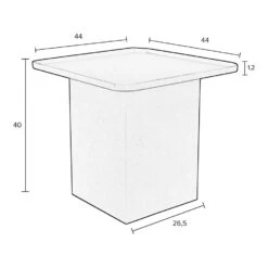 Rein Living Sverre Bijzettafel - Groen -Leenbakker Winkel 1000087880 0102