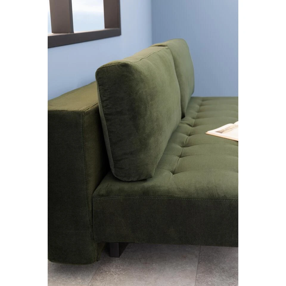 Sohome Slaapbank Andrews - Groen 2 Sohome Slaapbank Andrews - Groen - Afbeelding 2