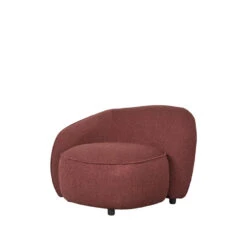LABEL51 Fauteuil Livo Links - Winered - Boucle -Leenbakker Winkel 1000097883 0102