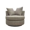 Loveseat Rond - Taupe - Stof - 94x88x84cm - Thony
