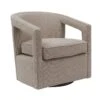 Fauteuil Bouclé Taupe - Zithoogte 46,5cm - 75x73x77cm